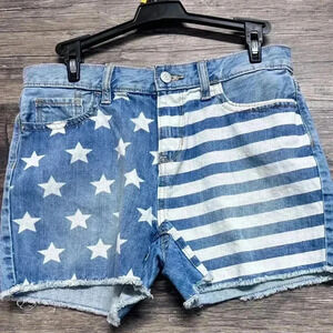 Old Navy Kids Denim Star and Stripe Shorts